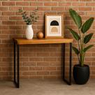 Aparador Industrial Preto Madeira Imbuia Para Sala De Estar Decoração Com Ferro Hall Apartamento Casa
