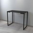 Aparador Jasmim Industrial Preto com Pés Preto 90x45cm