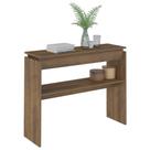 Aparador Mesa de Apoio Decorativa em MDP e MDF com Prateleira 78x100x30cm Artely Creta