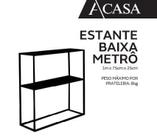 Aparador Metal Metro Preto - ACASA