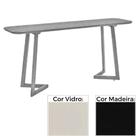 Aparador MH-5345 Herval 160 cm Madeira Laca Fosca Preta Vidro Off White Base Preta Aparador MH-5345 Herval 160 cm Madeira Laca Fosca Preta Vidro Off White Base Preta