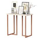 Aparador Para Hall de Entrada Estilo Industrial Pé de Ferro Mali 76cm Luxuoso