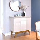 Aparador Para Sala Buffet Ambiente Classic 2 Portas Off White - Imcal Aparador Para Sala Buffet Ambiente Classic 2 Portas Off White - Imcal