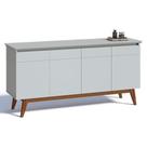 Aparador Para Sala Buffet Classic 1.6 Branco Acetinado - Imcal