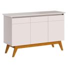 Aparador para Sala Buffet Classic 3 Portas com Gaveta Off White - Imcal