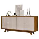 Aparador Para Sala Buffet Mercuri Freijó Off White - Dj Móveis