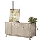 Aparador para Sala Buffet Mônaco Calacata Off White Madetec