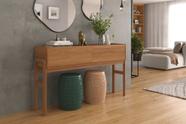 Aparador Para Sala Com Pés de Madeira Elegance Lukaliam