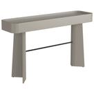 Aparador Para Sala De Estar Orgânico Industrial Alef I03 Grigio Preto - Lyam Decor