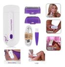 Aparador Pelos Corpo Rosto Feminino Indolor Yes Finishing Touch Recarregável Luz Ativa Original Bivolt
