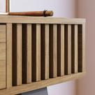 Aparador Riviera Noce Milano/Preto Fosco Aparador Riviera Noce Milano/Preto Fosco