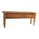 Aparador Rustico Hanover 2m 2 Gavetas Madeira de Demolição Natural