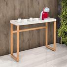 Aparador Slim Cantinho do Café em MDF Pés em Madeira Maciça Cor:OffWhite Aparador Slim Cantinho do Café em MDF Pés em Madeira Maciça Cor:OffWhite