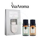 Aparelho Aromatizador Difusor de Ambiente Elétrico Standard Branco Via Aroma com 2 Essencia Essencia:Standard+Bamboo+Van