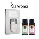Aparelho Aromatizador Difusor de Ambiente Elétrico Standard Branco Via Aroma com 2 Essencia