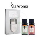 Aparelho Aromatizador Difusor de Ambiente Elétrico Standard Branco Via Aroma com 2 Essencia