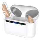 Aparelho Auditivo M78 16 Canais Controle App Bluetooth Sem Ruido Bege