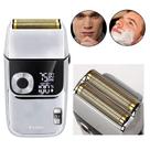 Aparelho Barbeador Kemei Shaver Finalizador 2 IN 1 Masculino KM2028 Cromado