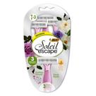 Aparelho bic soleil escape rosa e magnolia 3x1