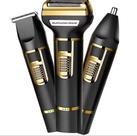Aparelho De Barbear 3 Em 1 Kemei Luxo Shaver