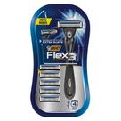 Aparelho De Barbear Bic Flex 3 Hybrid + 5 Cargas
