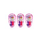 Aparelho De Barbear Bic Soleil Com 2 Rosa /Roxo - Kit C/3Un