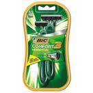 Aparelho de Barbear Comfort 3 Cabeça Móvel Pele Sensível - 12 embalagens c/ 2 unidades - BIC