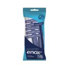 Aparelho de Barbear Enox Descartável 2 Laminas 10un Aparelho de Barbear Enox Descartável 2 Laminas 10un