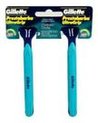 Aparelho De Barbear Gillette Kit C/8 Com 2 Lâminas Por C/gel