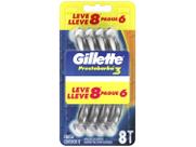 Aparelho de Barbear Gillette Prestobarba 3 - 8 Unidades