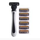 Aparelho de Barbear Manual +19 laminas Com 3 Camadas Prestobarba
