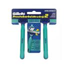 Aparelho de Barbear Prestobarba 2 Ultragrip Cabeça Móvel com 2 unidades