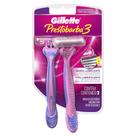 Aparelho de Depilação Gillette Prestobarba 3 Feminino c/ 2 unidades