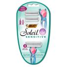 Aparelho de Depilar Bic Soleil Clic Sensitive com 5 Cartuchos Un