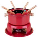 Aparelho de Fondue 11 Peças Cazza Vermelho