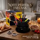 Aparelho de Fondue 13 Peças Fratelli para Chocolate Queijo e Carne Aparelho de Fondue 13 Peças Fratelli para Chocolate Q