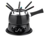 Aparelho De Fondue Cervinia 12 Peças Panela Esmaltada 1,4 Litros Carne Doce Queijo Serve Para Todos Estilos