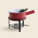 Aparelho de Fondue Daily Cerâmica Vermelho com 8 Peças - ACASA Aparelho de Fondue Daily Cerâmica Vermelho com 8 Peças - ACASA