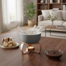 Aparelho De Fondue Individual 4 Peças Lyor 350 Ml
