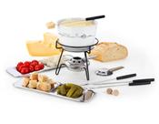 Aparelho De Fondue Queijo Chocolate Porcelana Fondue 8 Peças Serviço Conjunto Kit Cerâmica Swiss Alto Padrão Qualidade Forma Inox