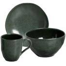 Aparelho de Jantar 12 Peças em Cerâmica Porto Brasil Arauco Verde Orgânico Mesa Posta Elegante Aparelho de Jantar 12 Peças em Cerâmica Porto Brasil Arauco Verde Orgânico Mesa Posta Elegante