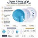 Aparelho De Jantar 16 Peças Porcelana Champs Brasília Aparelho De Jantar 16 Peças Porcelana Champs Brasília