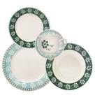Aparelho de Jantar 30 Pecas Bosque Ceramica Oxford Biona