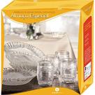 Aparelho de Jantar 8 Peças de Vidro Cristal Almoço Especial Wheaton Brasil