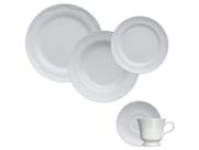 Aparelho de Jantar Chá 30 Peças Germer - Porcelana Redondo Branco Cottage