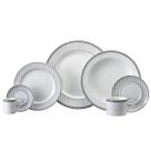 Aparelho de Jantar Chá e Café Porcelana Schmidt 42 Peças - Dec. Aline 2263