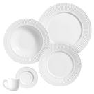 Aparelho de Jantar/Chá Porto Brasil Roma 20 Peças, Cerâmica, Branco