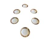 Aparelho de Jantar Clássico Dourado Estilo Versace Elegância e Sofisticação