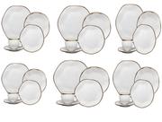 Aparelho de jantar completo porcelana oxford maresia 30 pçs