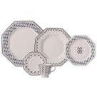 Aparelho de Jantar e Chá 30 Peças Porcelana Schmidt - Dec. Mantiqueira 2397 Aparelho de Jantar e Chá 30 Peças Porcelana Schmidt - Dec. Mantiqueira 2397